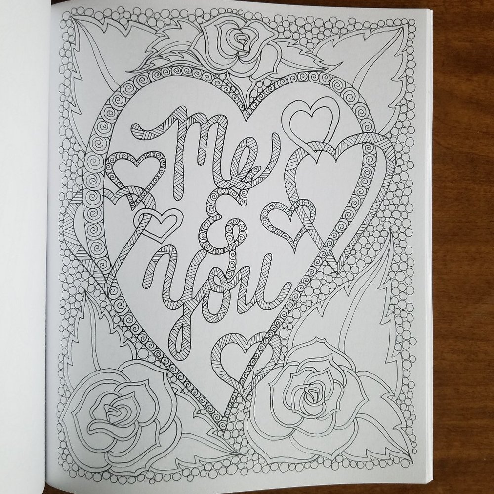 Loving Expressions Adult Coloring Book - Picture 3 of 8
